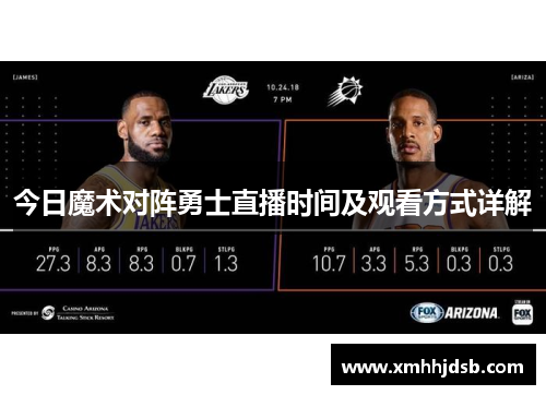 今日魔术对阵勇士直播时间及观看方式详解